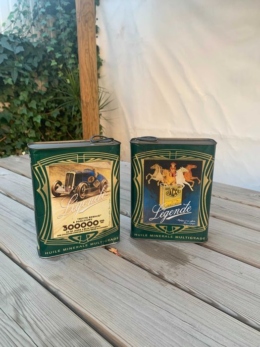 latas oleo vintage