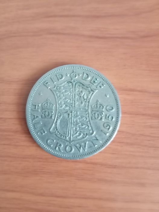 Moeda half crown Reino Unido