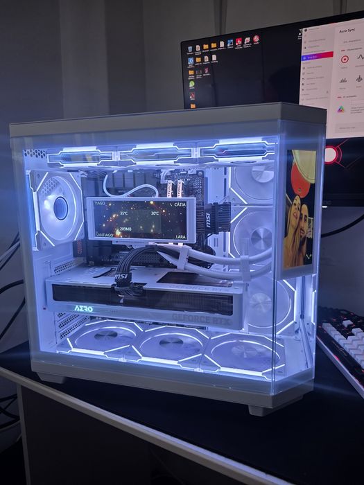 Pc Gaming Premium Full White MoD