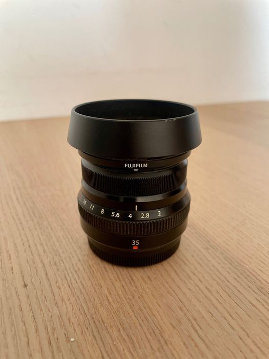Fuji 35mm F2 x-mount Com extras