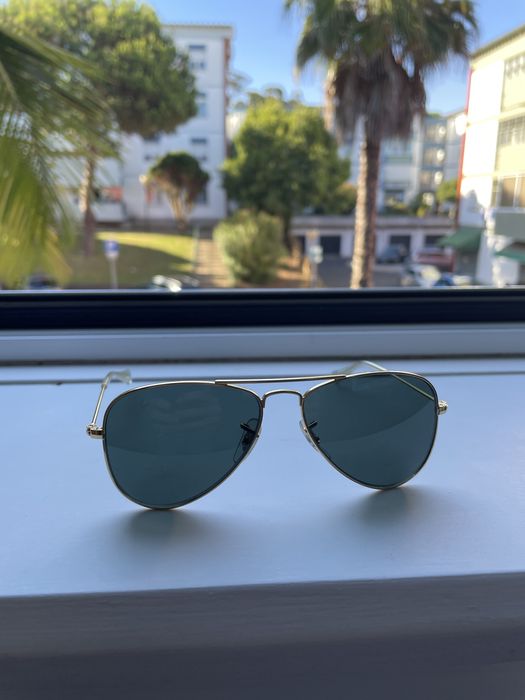 Óculos ray-ban para criança dourados
