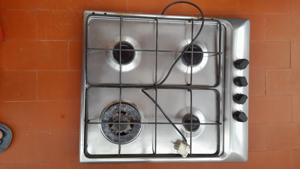 Placa de fogão inox