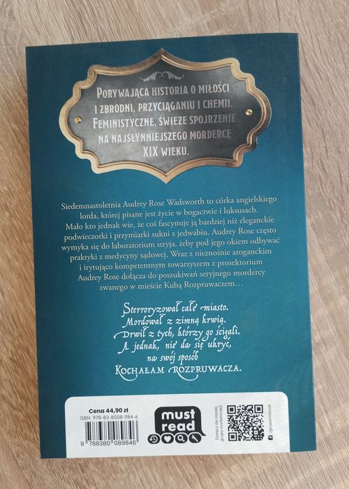 "Jak podejść Rozpruwacza" Kierri Maniscalco