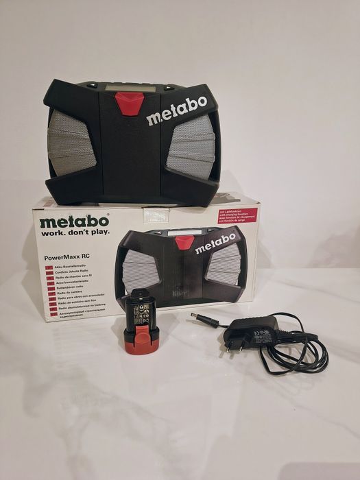 Radio budowlane Metabo + bateria
