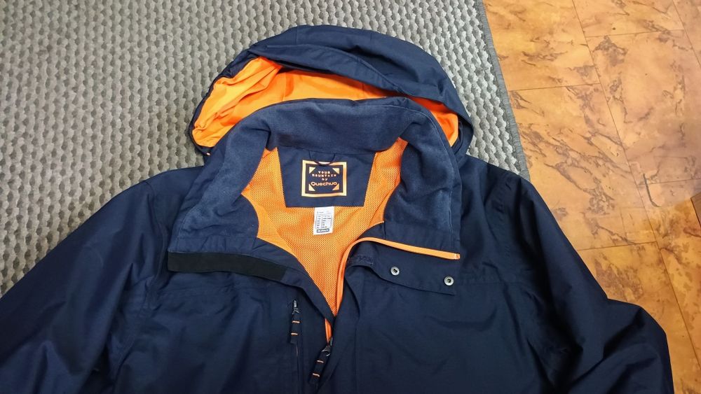 Kurtka Quechua Decathlon xl granat nowa trekkingowa techniczna