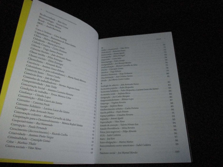 Livro Dicionário das Crises e das Alternativas