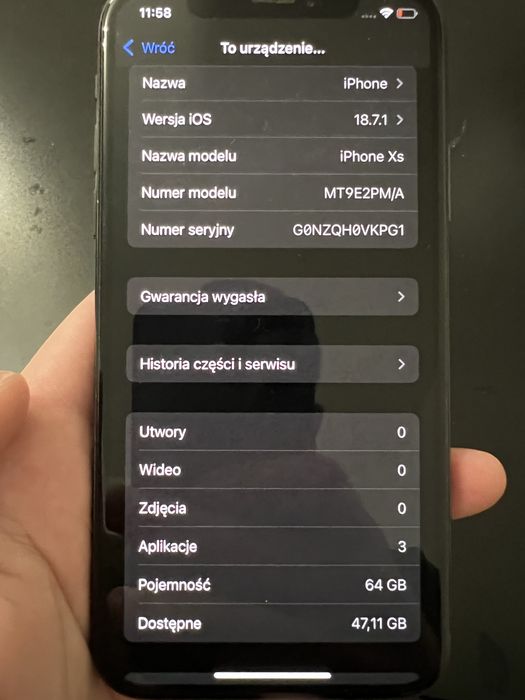 Iphone xs 64gb dobry stan