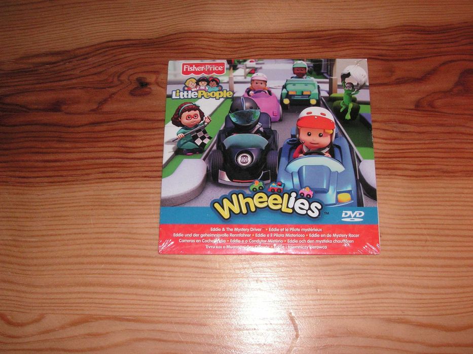 DVD Fisher Price Little People Wheelies Eddie e o Condutor Misterioso