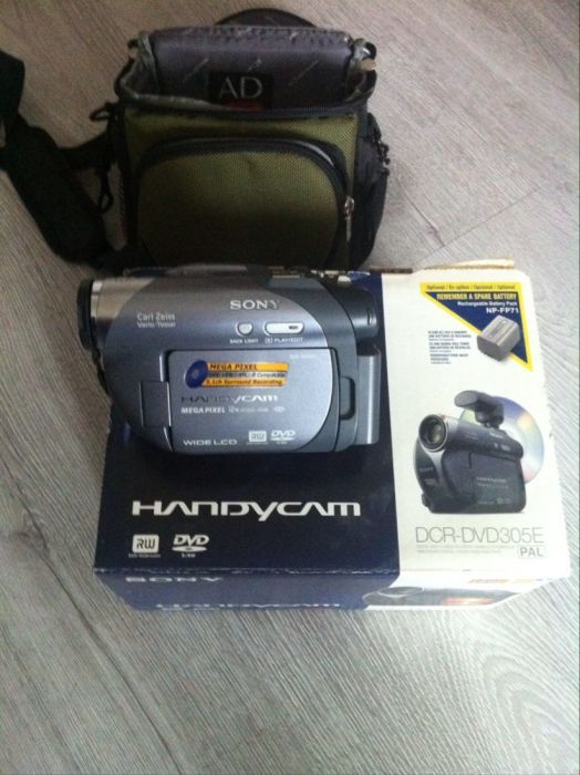 Відеокамера Sony DCR DVD 305 E, видео камера, сумка для відео камери