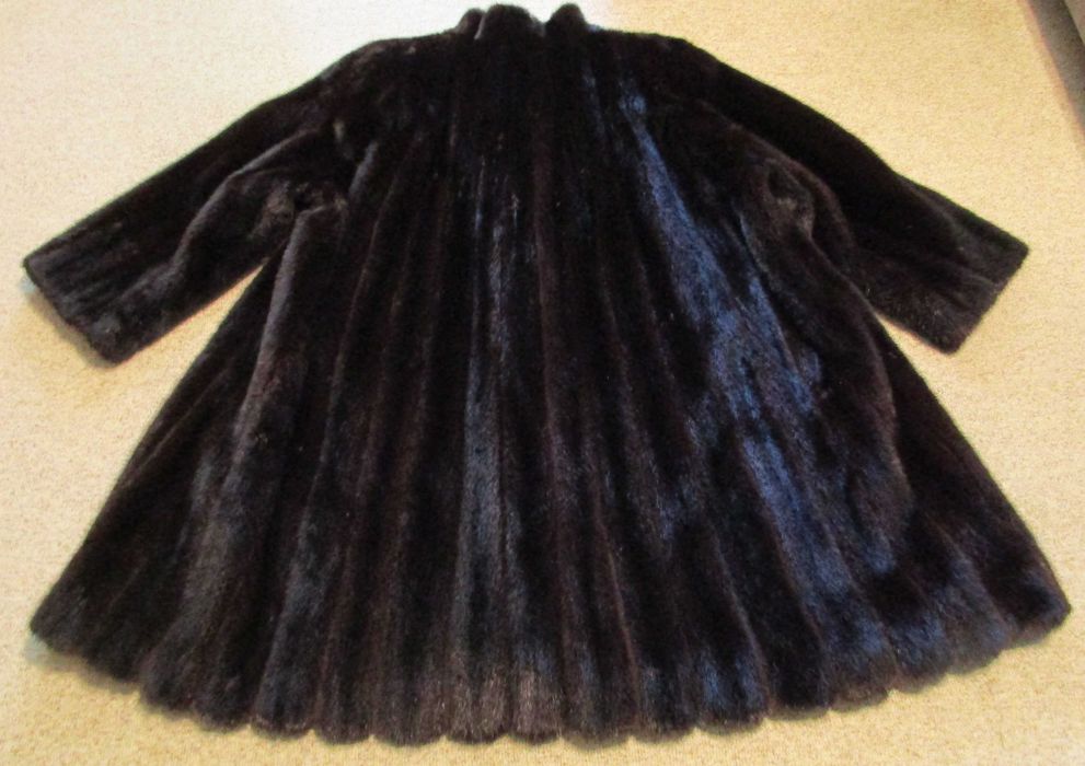 Полушубок, Норковая шуба, из натурального меха норка 50-52