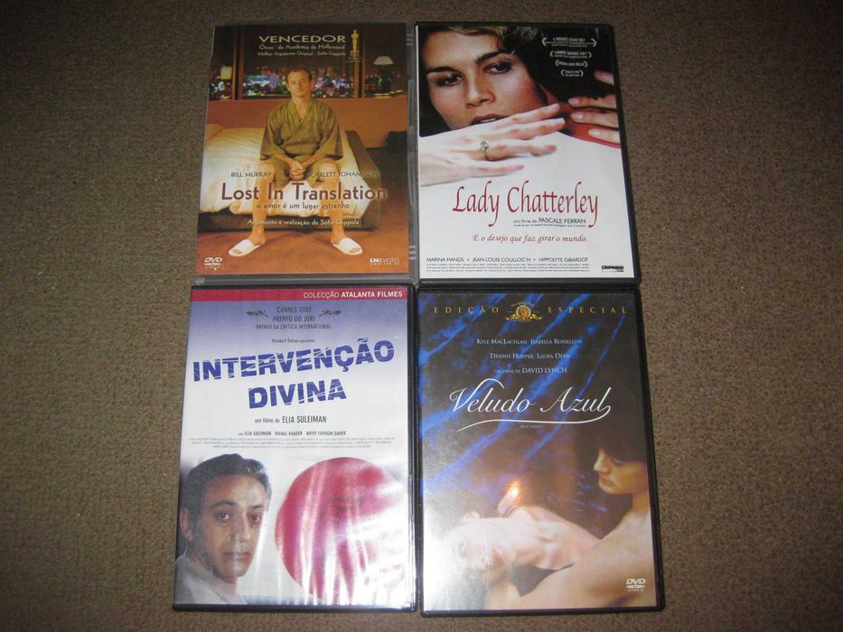 76 DVDs Impecáveis de Cinema Alternativo/Europeu/Autor