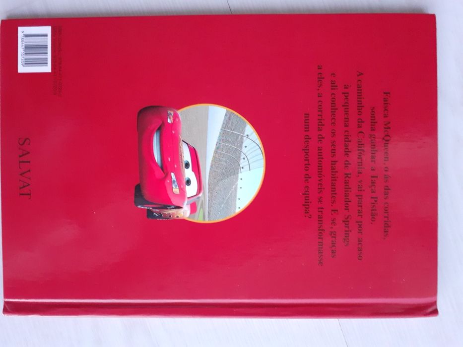 Livro Os carros da Disney