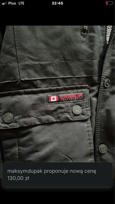 Kurtka canada.