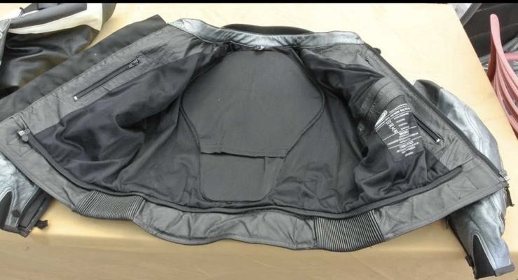 Skórzany kombinezon dwuczesciowy