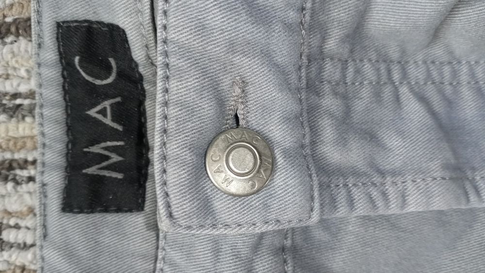 Spodnie męskie jeansy szare szeroka nogawka regular marki MAC
