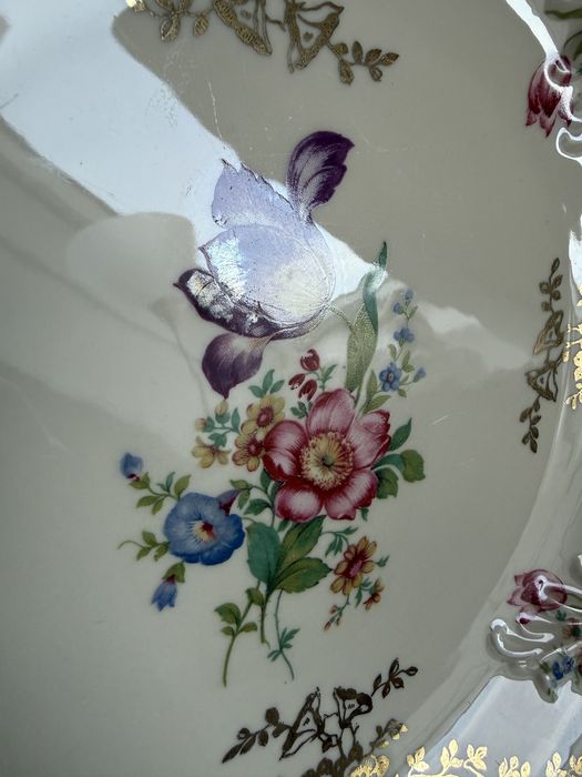 Patera w kwiaty porcelana Schwarzenhammer