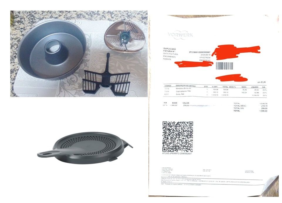 Bimby TM6 + Acessórios Extra com fatura na garantia e ainda c plástico