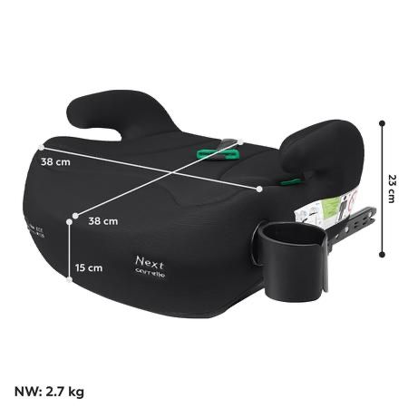 Автокрісло-бустер Carrello Next з системою isofix