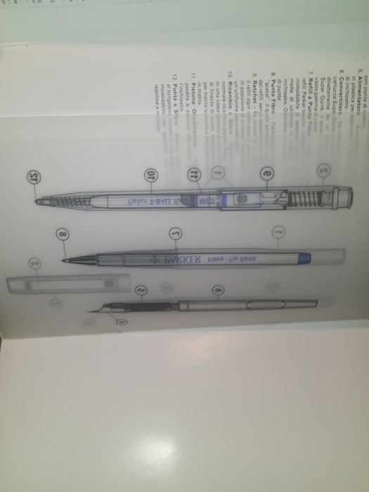 Folheto Parker canetas