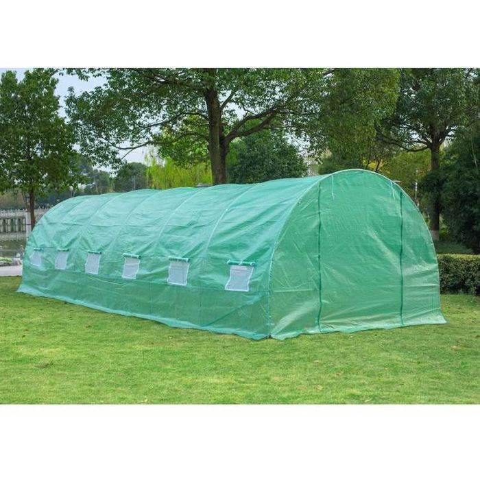 Estufa - 8x3x2 m para Horta e Jardim