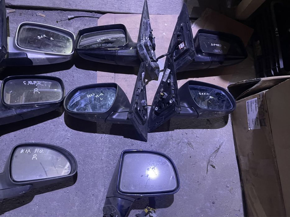 Дзеркало Kia Sportage 2, Sorento, Seed, Rio, Carens б/у оригінал
