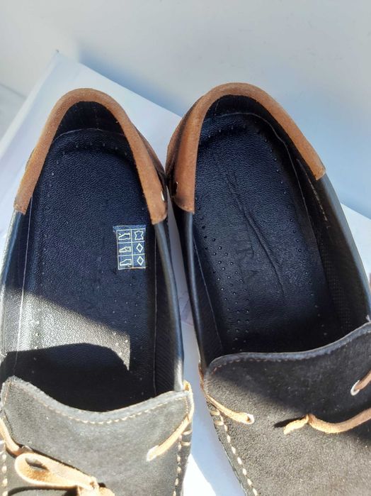 Mokasyny zamszowe BADURA sneakersy trzewiki 41