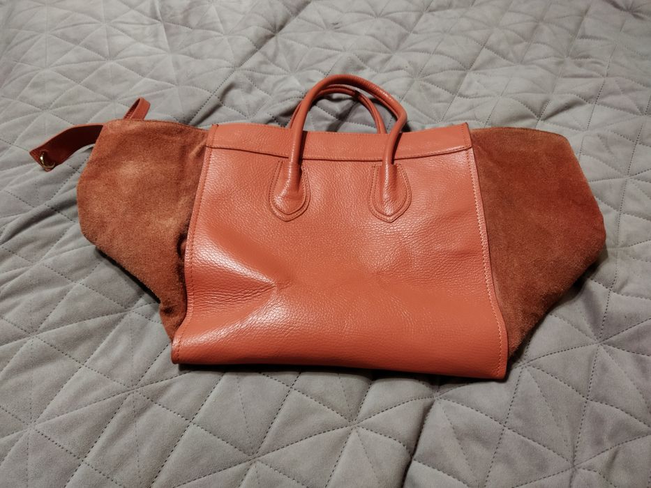 Шкіряна сумка Celine Luggage, зроблена в Італії