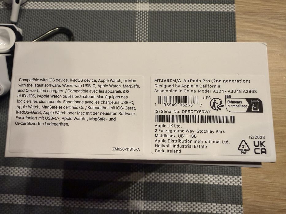 Airpods Pro 2 USB-C 2nd generation idealne.