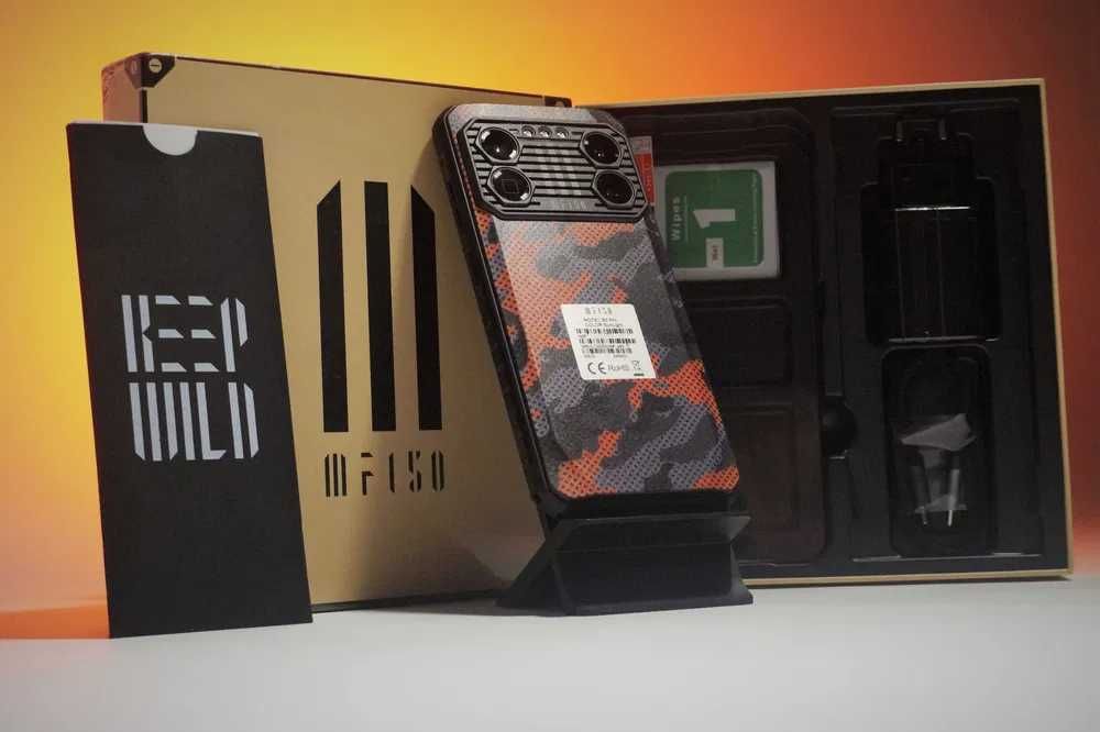 Смартфон Oukitel IIIF150 B2 Pro 12/256Gb Black 10000mAh F150 +стекло