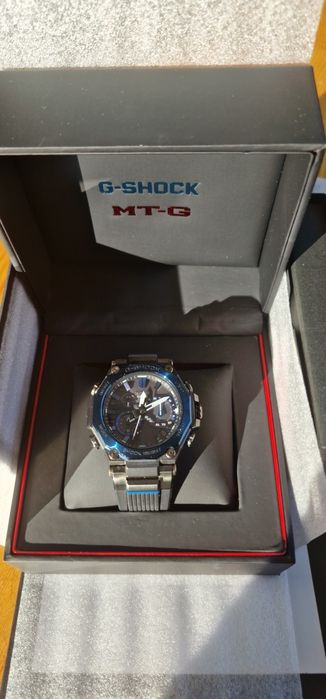 CASIO G-SHOCK MTG-B2000B-1A2ER Solar Bluetooth • Jak nowy • MT-G