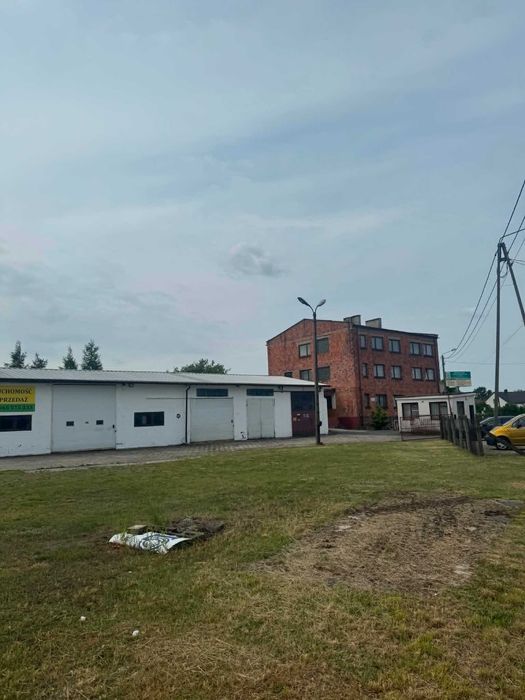 Działka przemysłowa - działka inwestycyjna, hala,  budynek biurowy