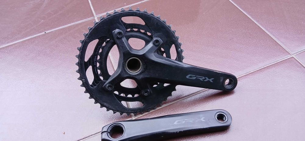 Pedaleira shimano GRX 2x11s, 46x30, 172.5 mm