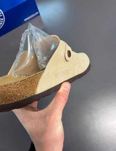 BIRKENSTOCK Boston BS Sand Suede Leather 37
