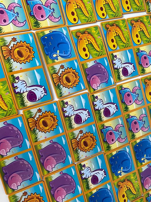 Domino z obrazkami w zwierzątka