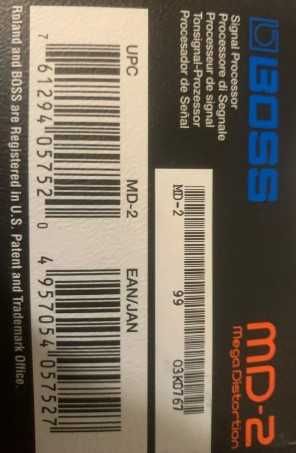 Boss MD-2 mega distortion - Como novo