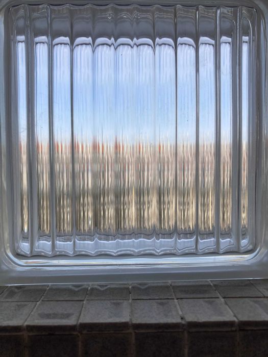 Bloco de Vidro 19X19X8 Cm Paralline