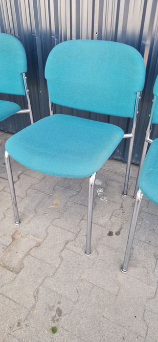 20x Krzesla konferencyjne drabert solidne mocne stołówka niebieskie ilość