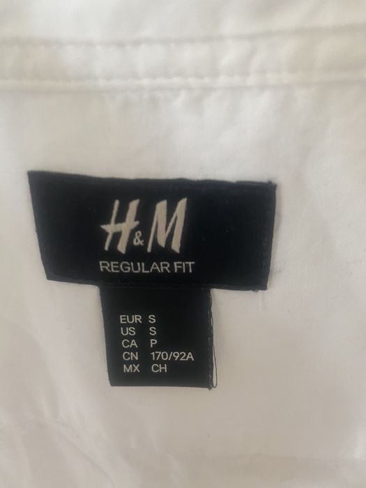 H&M koszula biała młodzieżowa