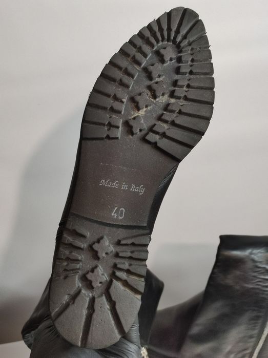 Женские Высокие Кожаные Сапоги