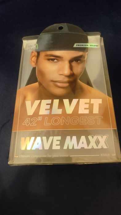 Durag Wave Maxx Premium Velvet – Butelkowa Zieleń  / czepek do włosów
