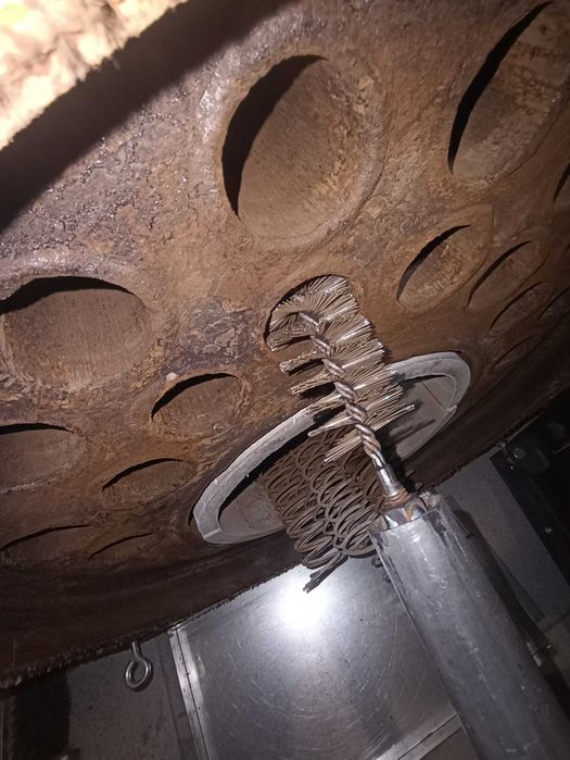 Rura odkurzacz wycior szczotka kotła pellet płomienica Kostrzewa Defro