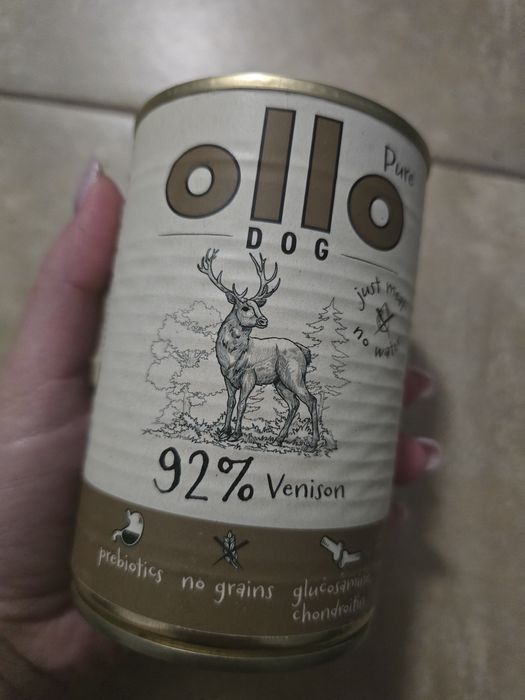Karma Ollo Jeleń 92% - 16 puszek 400g