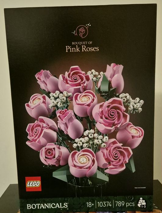 Lego - Buquê de Rosas Cor-de-Rosa.
