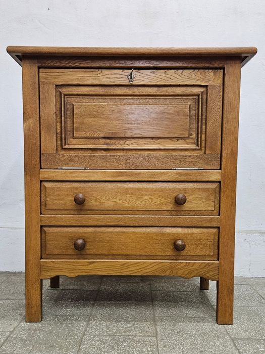 Wysoka rustykalna komoda stylowa barek /