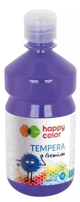 Farba tempera Premium 500ml filetowa HAPPY COLOR. GDD. Nowy Produkt