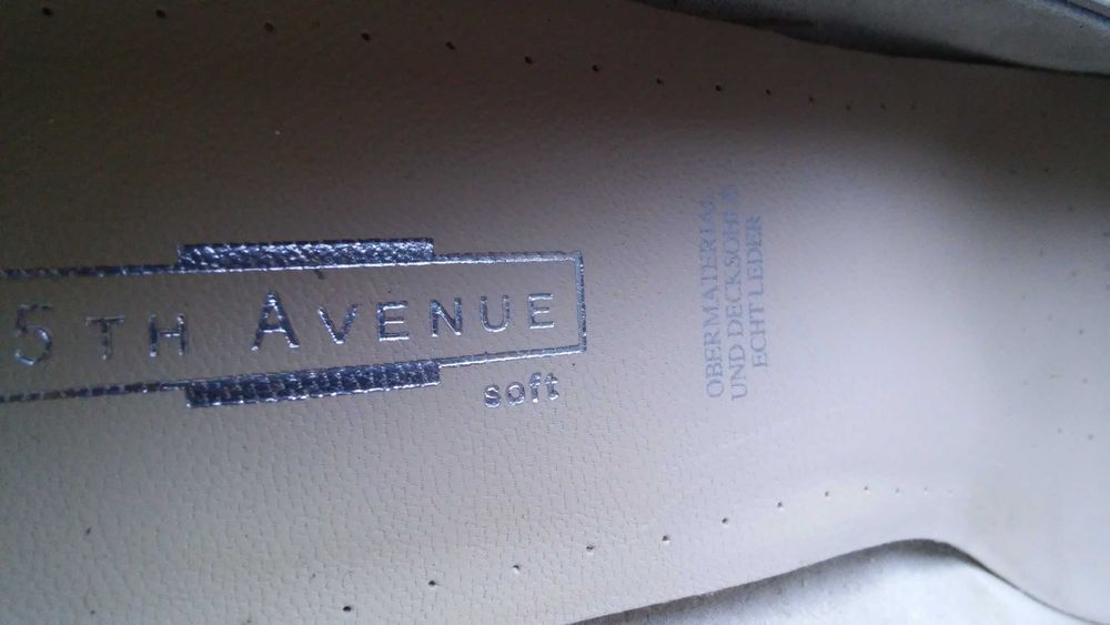 Туфлі 5th Avenue 39 розмір (6) бежеві туфли