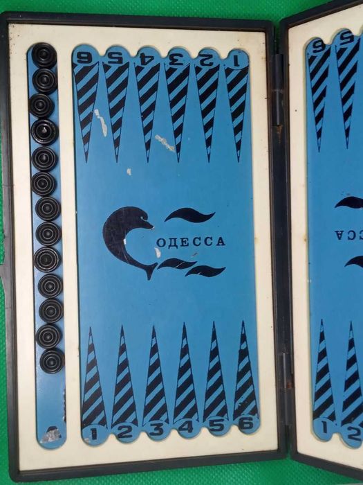 Дорожні магнітні нарди «Одеса», СРСР не комплект