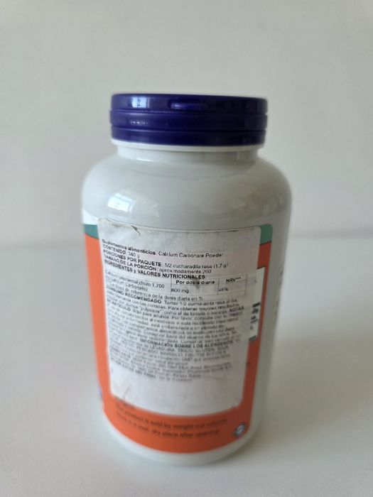 Suplemento NOW Foods carbonato de cálcio + Oferta