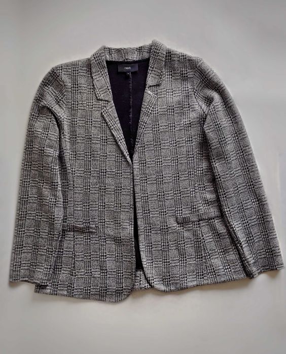 Жакет піджак кардиган джерсі в клітинку  XL XXL