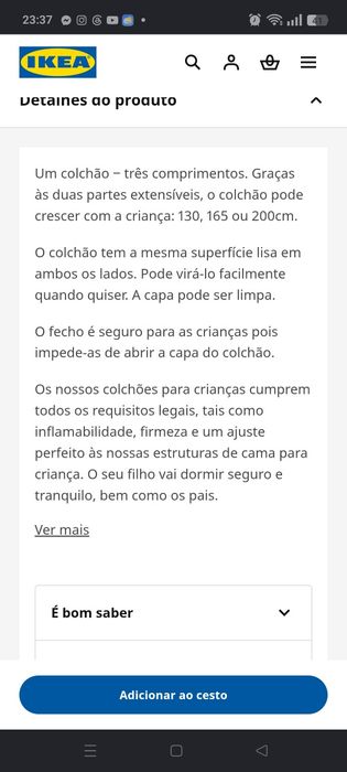 Cama IKEA BUSUNGE criança